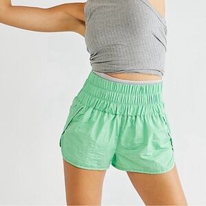 Free People The Way Home Shorts Bright Green
